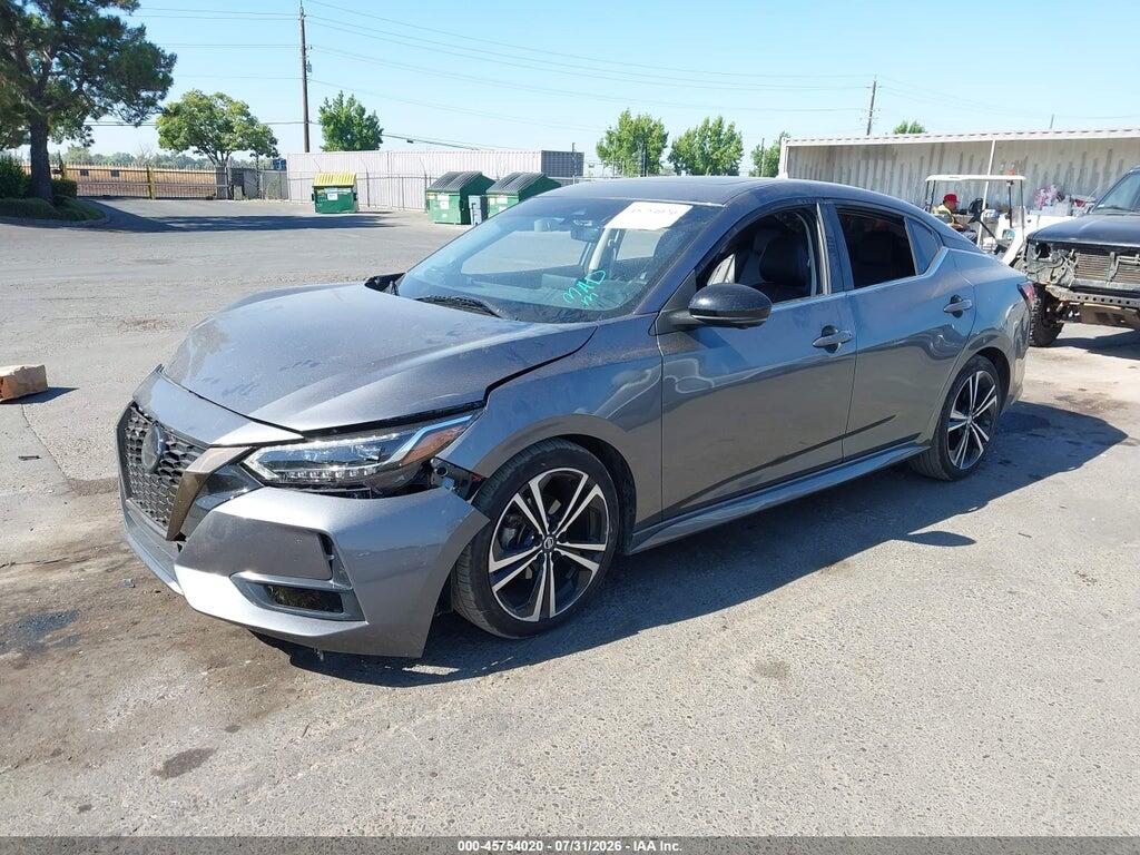 3N1AB8DV4NY308288 2022 NISSAN SENTRA photo no. 2