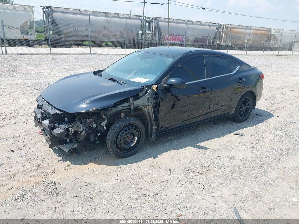 3N1AB8BV2NY206765 2022 NISSAN SENTRA photo no. 2