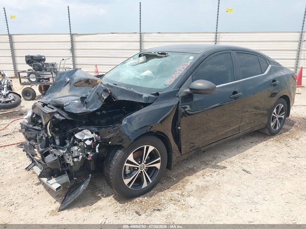 3N1AB8CV2NY316908 2022 NISSAN SENTRA photo no. 2