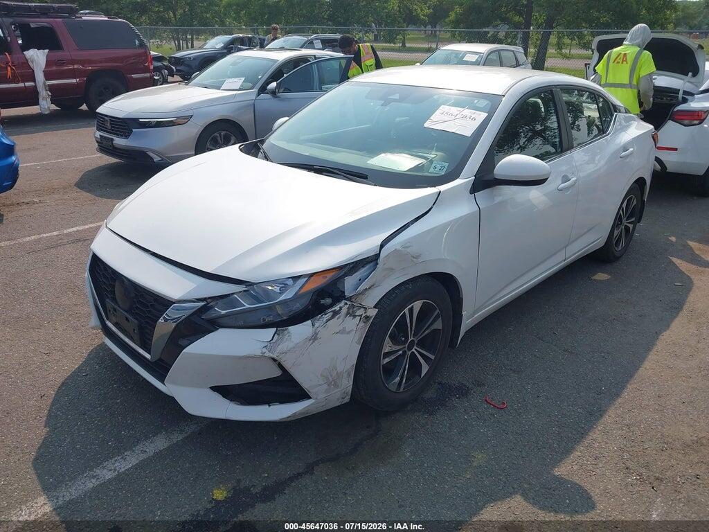 3N1AB8CV7NY230042 2022 NISSAN SENTRA photo no. 2