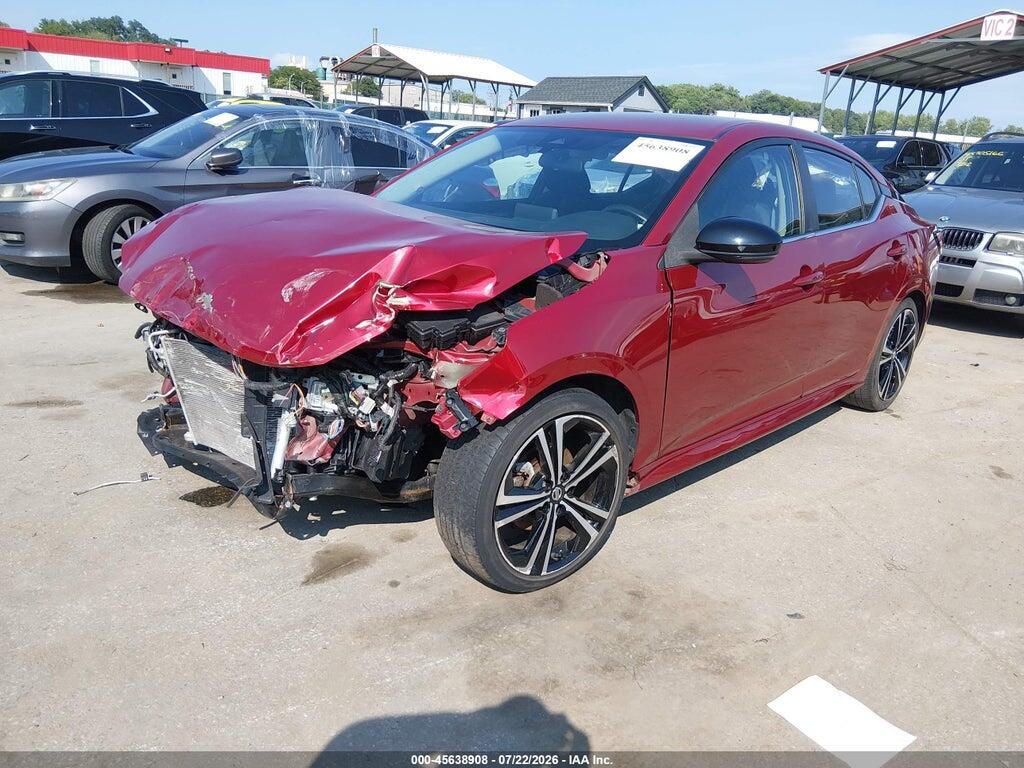 3N1AB8DV7NY300377 2022 NISSAN SENTRA photo no. 2