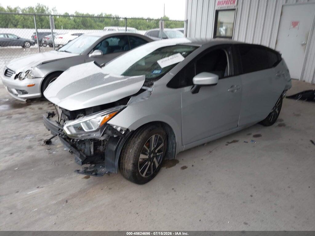 3N1CN8EV1NL833689 2022 NISSAN VERSA photo no. 2