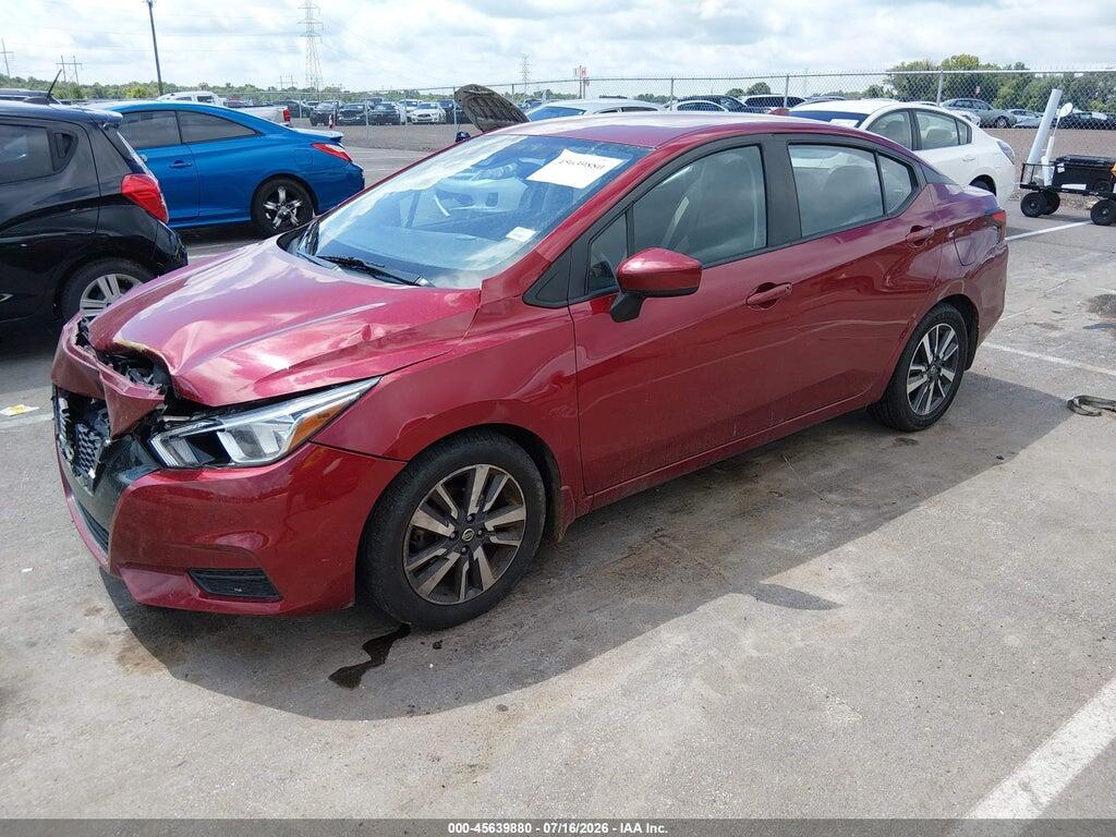 3N1CN8EV0NL847020 2022 NISSAN VERSA photo no. 2