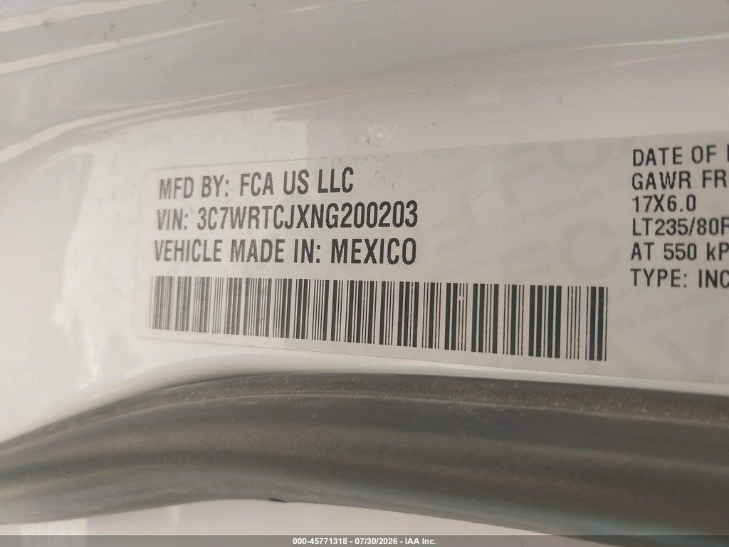3C7WRTCJXNG200203 2022 RAM 3500 CHASSIS photo no. 8