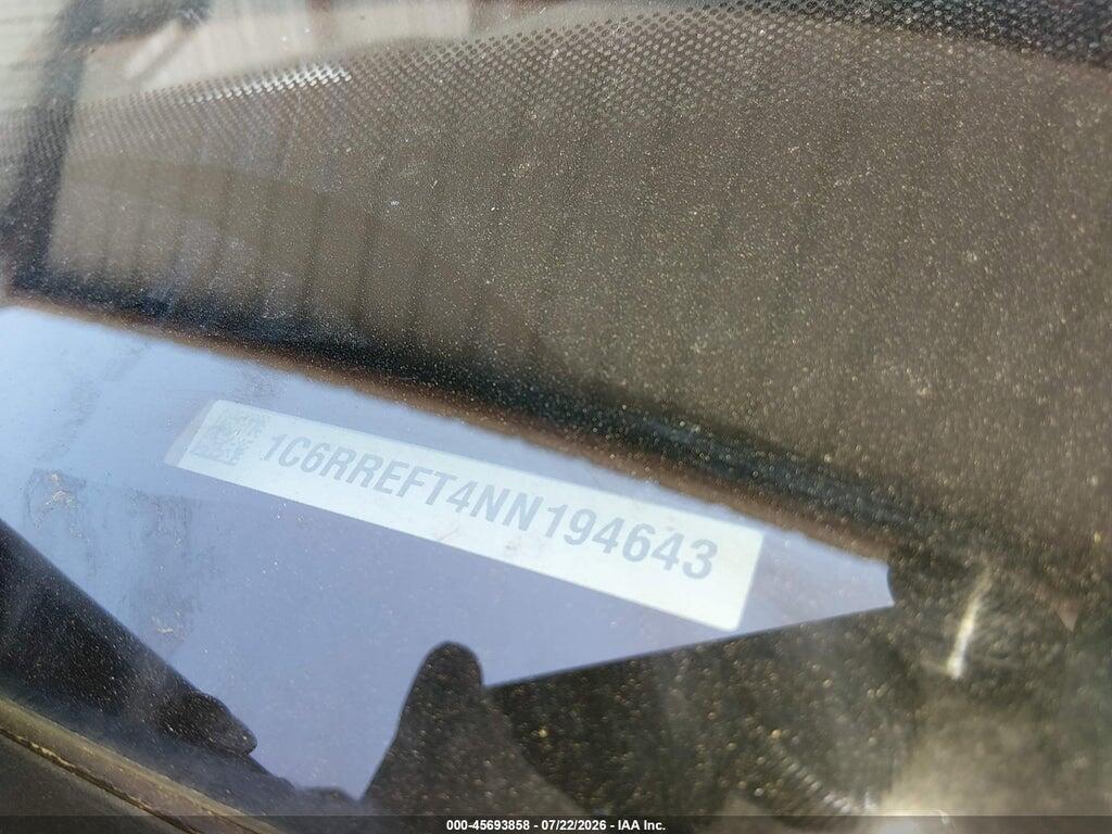 1C6RREFT4NN194643 2022 RAM 1500 photo no. 9