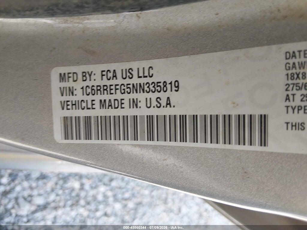 1C6RREFG5NN335819 2022 RAM 1500 photo no. 9