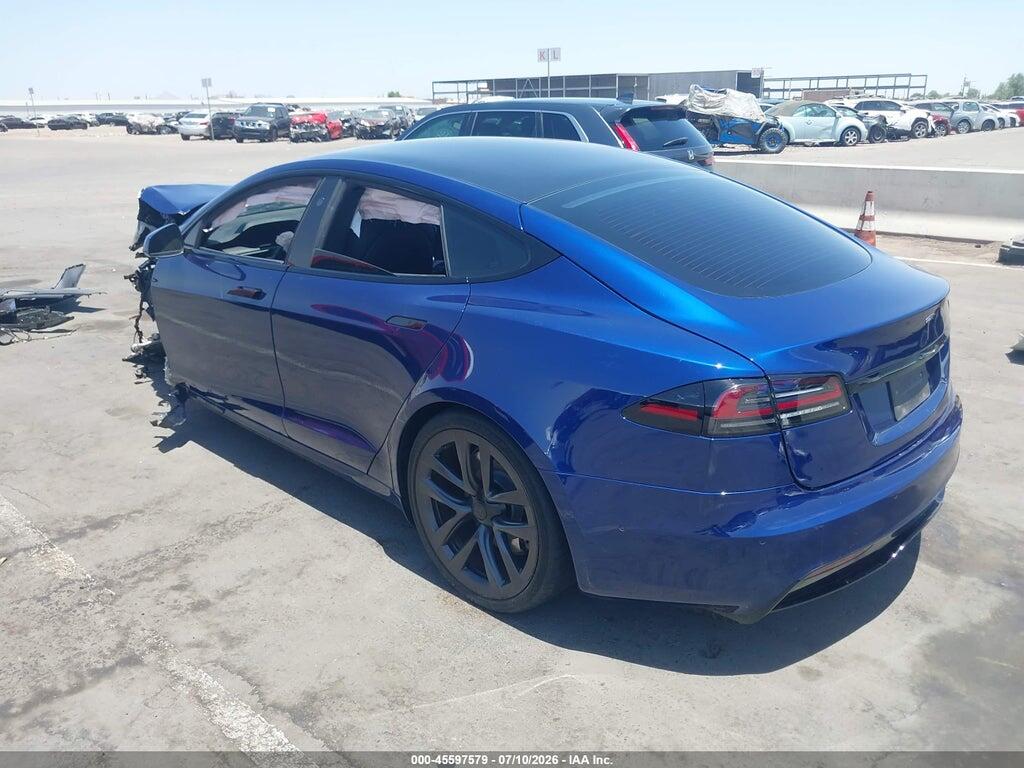 5YJSA1E57NF493510 2022 TESLA MODEL S photo no. 3