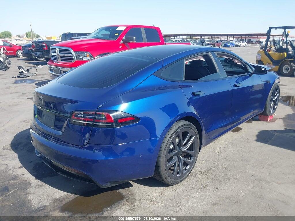 5YJSA1E57NF493510 2022 TESLA MODEL S photo no. 4