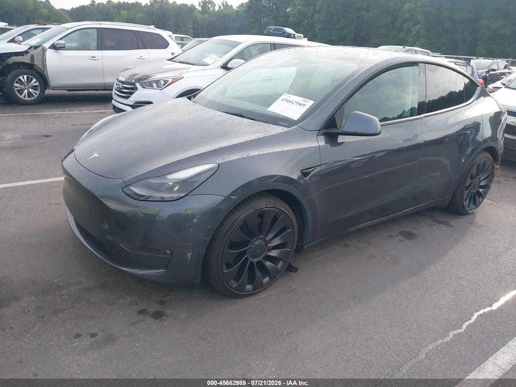7SAYGDEF2NF366122 2022 TESLA MODEL Y photo no. 2
