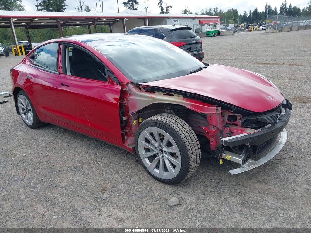 5YJ3E1EA6NF359304 2022 TESLA MODEL 3 photo no. 1