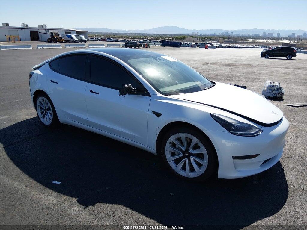 5YJ3E1EB0NF327506 2022 TESLA MODEL 3 photo no. 1