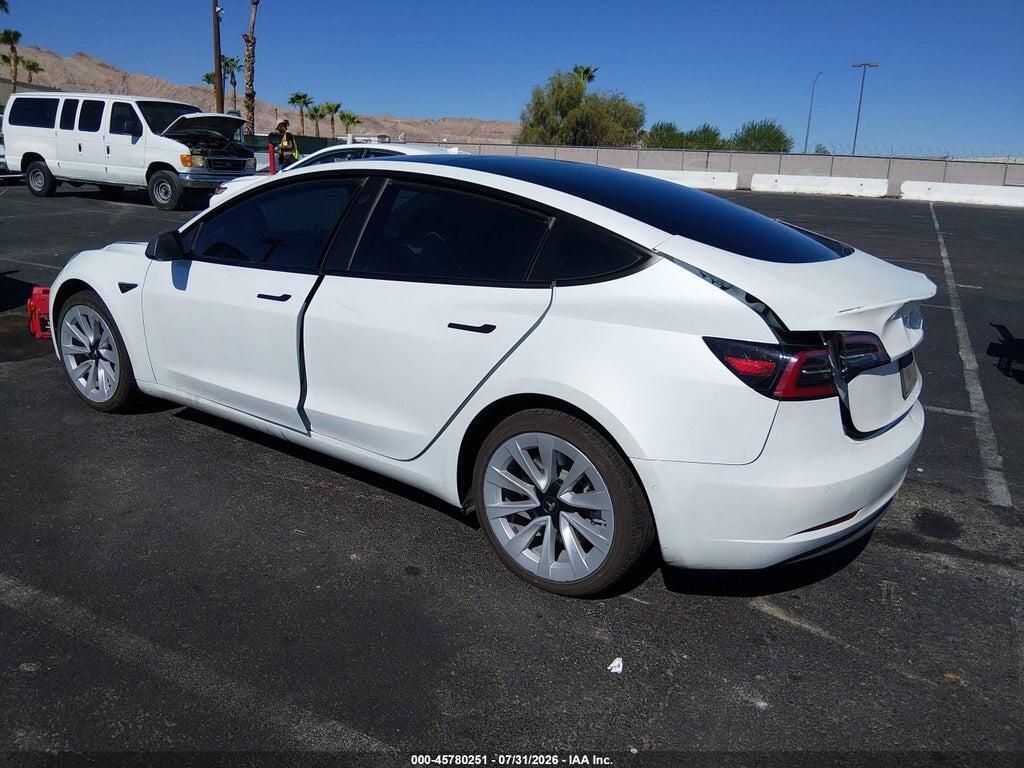 5YJ3E1EB0NF327506 2022 TESLA MODEL 3 photo no. 3