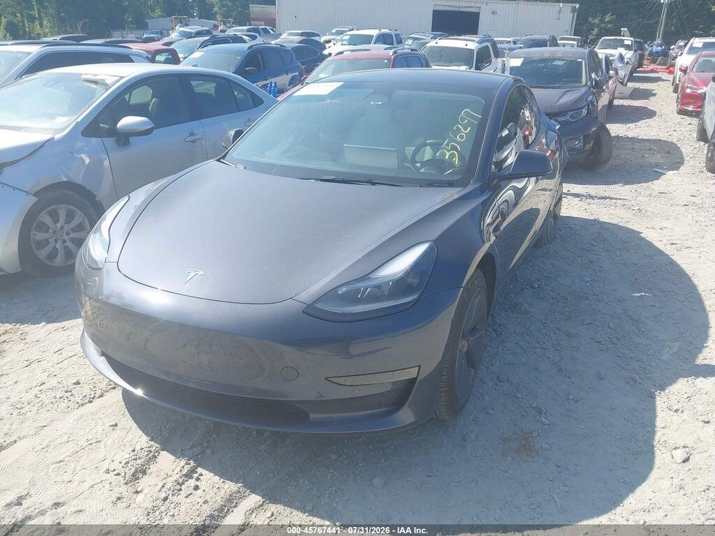 5YJ3E1EA9NF356297 2022 TESLA MODEL 3 photo no. 2