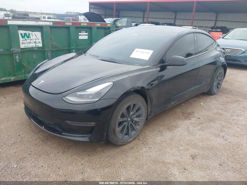 5YJ3E1EB0NF205096 2022 TESLA MODEL 3 photo no. 2