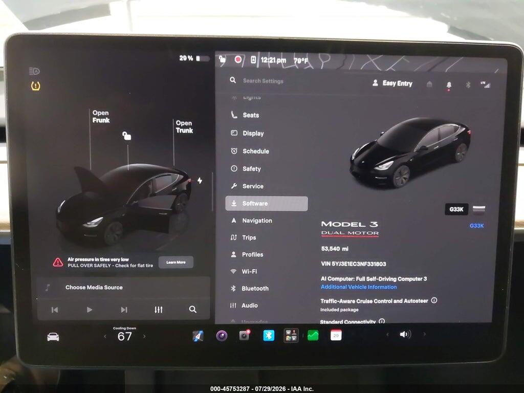 5YJ3E1EC3NF331803 2022 TESLA MODEL 3 photo no. 7