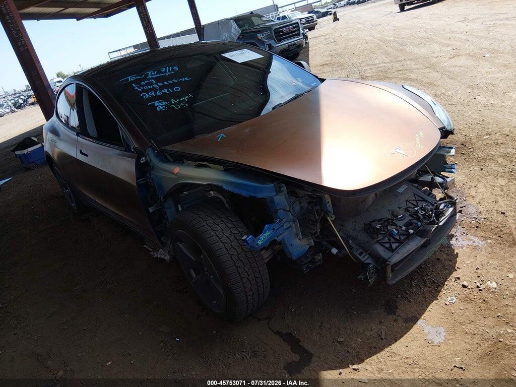 5YJ3E1EA5NF296910 2022 TESLA MODEL 3 photo no. 1