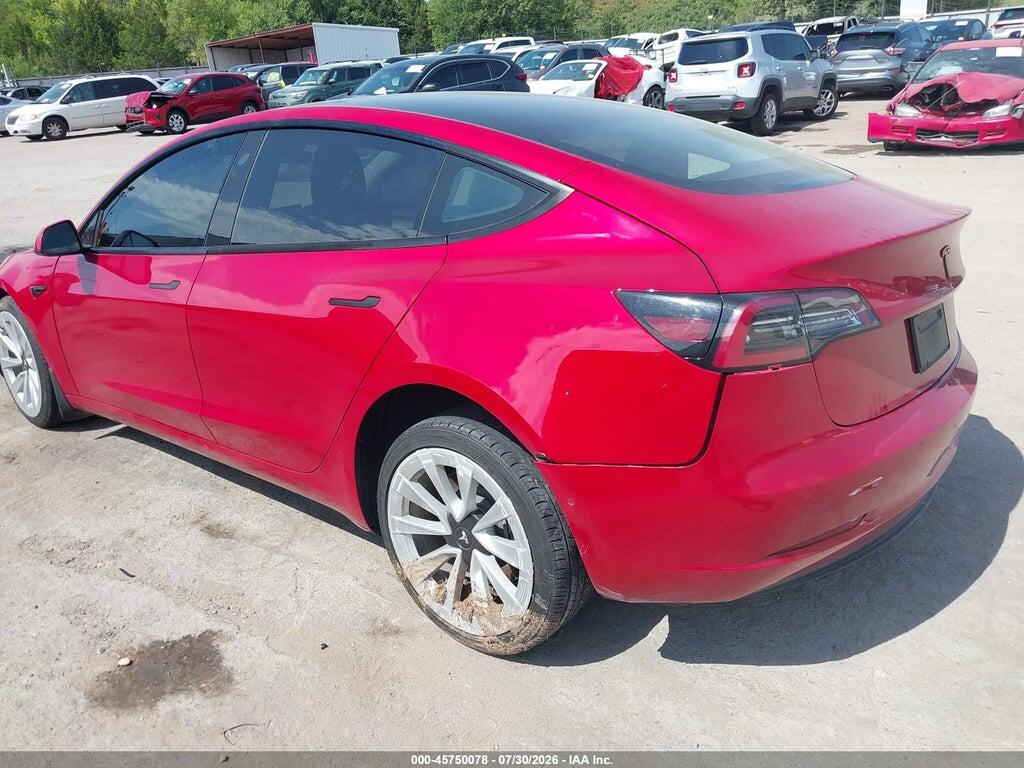 5YJ3E1EA8NF286971 2022 TESLA MODEL 3 photo no. 3