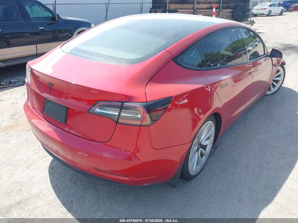 5YJ3E1EA8NF286971 2022 TESLA MODEL 3 photo no. 4
