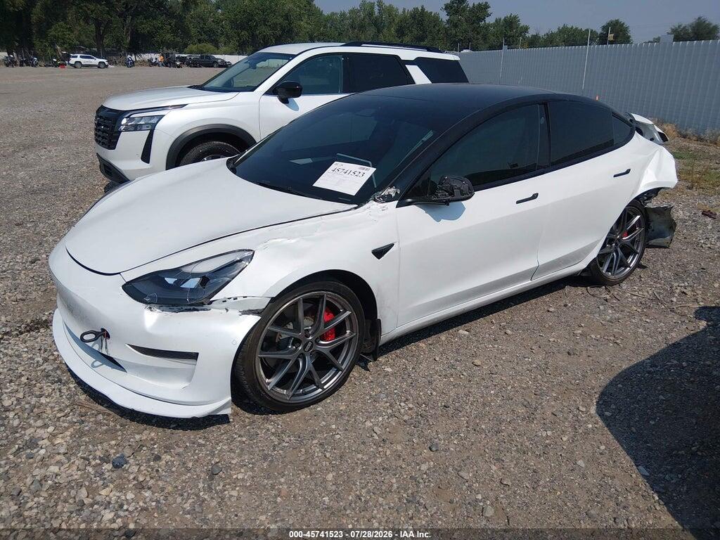 5YJ3E1EC0NF154918 2022 TESLA MODEL 3 photo no. 2