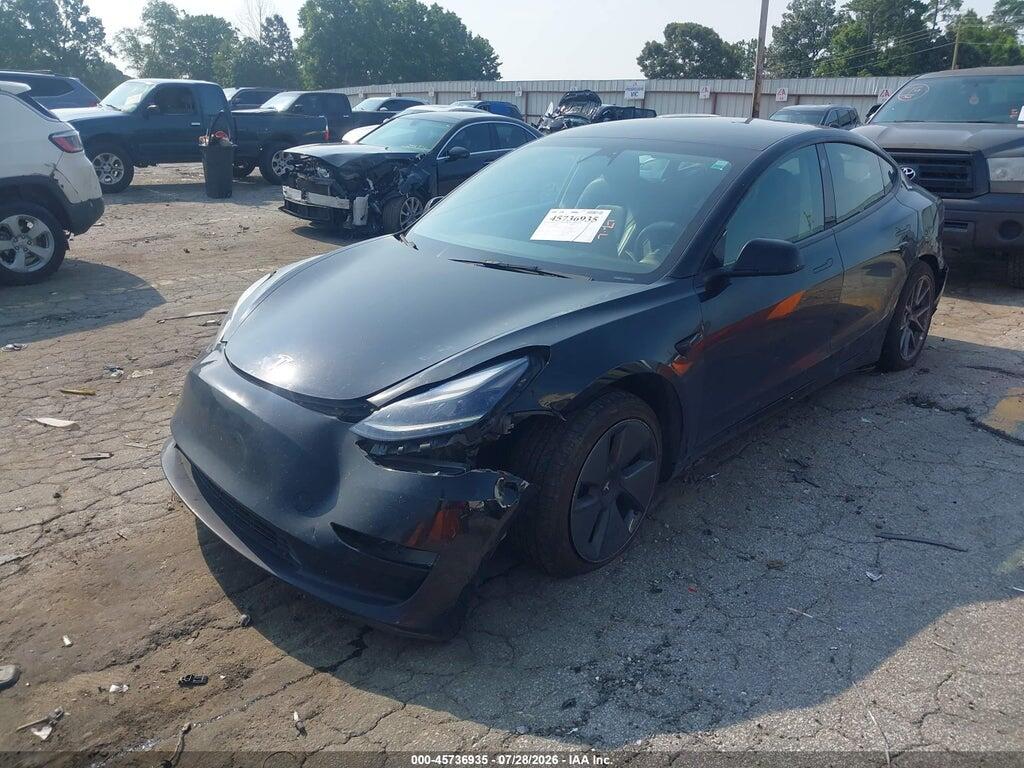 5YJ3E1EAXNF339573 2022 TESLA MODEL 3 photo no. 2