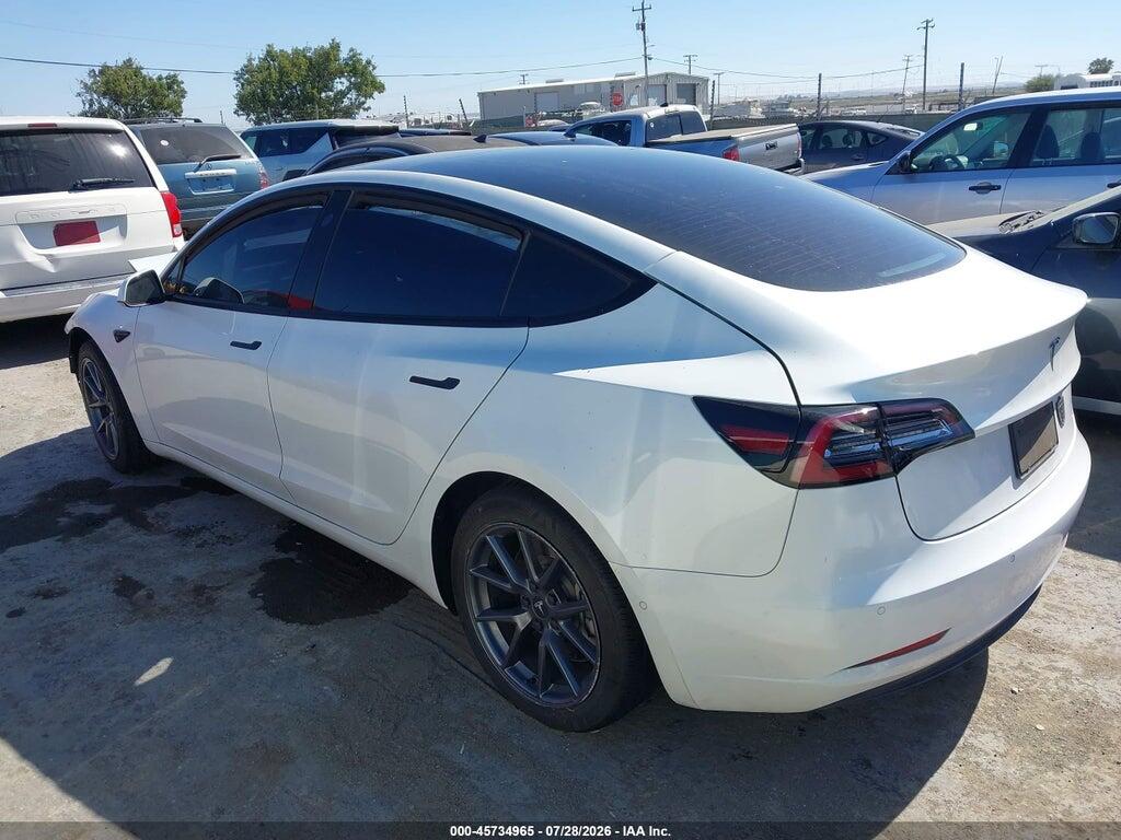 5YJ3E1EA6NF337190 2022 TESLA MODEL 3 photo no. 3