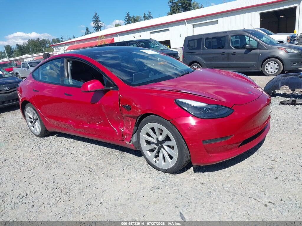 5YJ3E1EA8NF185381 2022 TESLA MODEL 3 photo no. 1