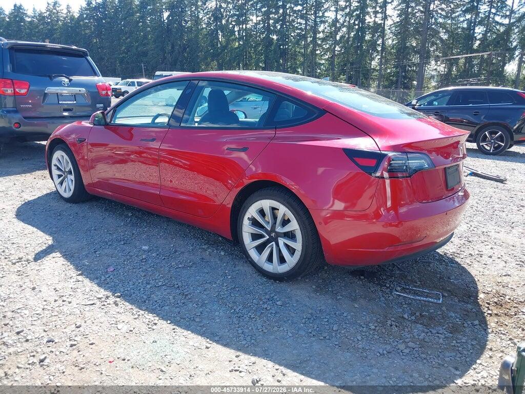 5YJ3E1EA8NF185381 2022 TESLA MODEL 3 photo no. 3