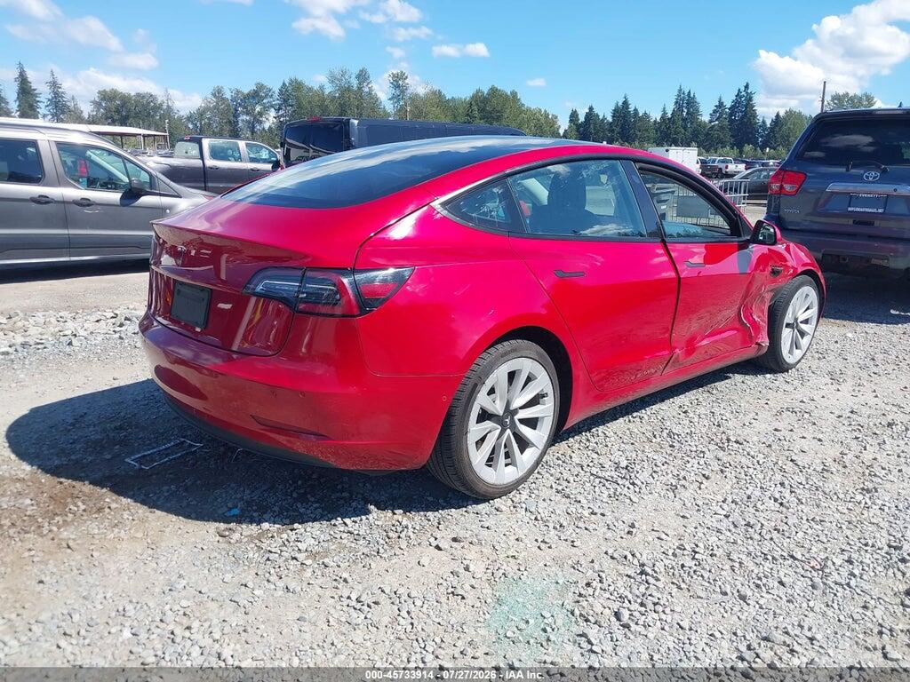 5YJ3E1EA8NF185381 2022 TESLA MODEL 3 photo no. 4