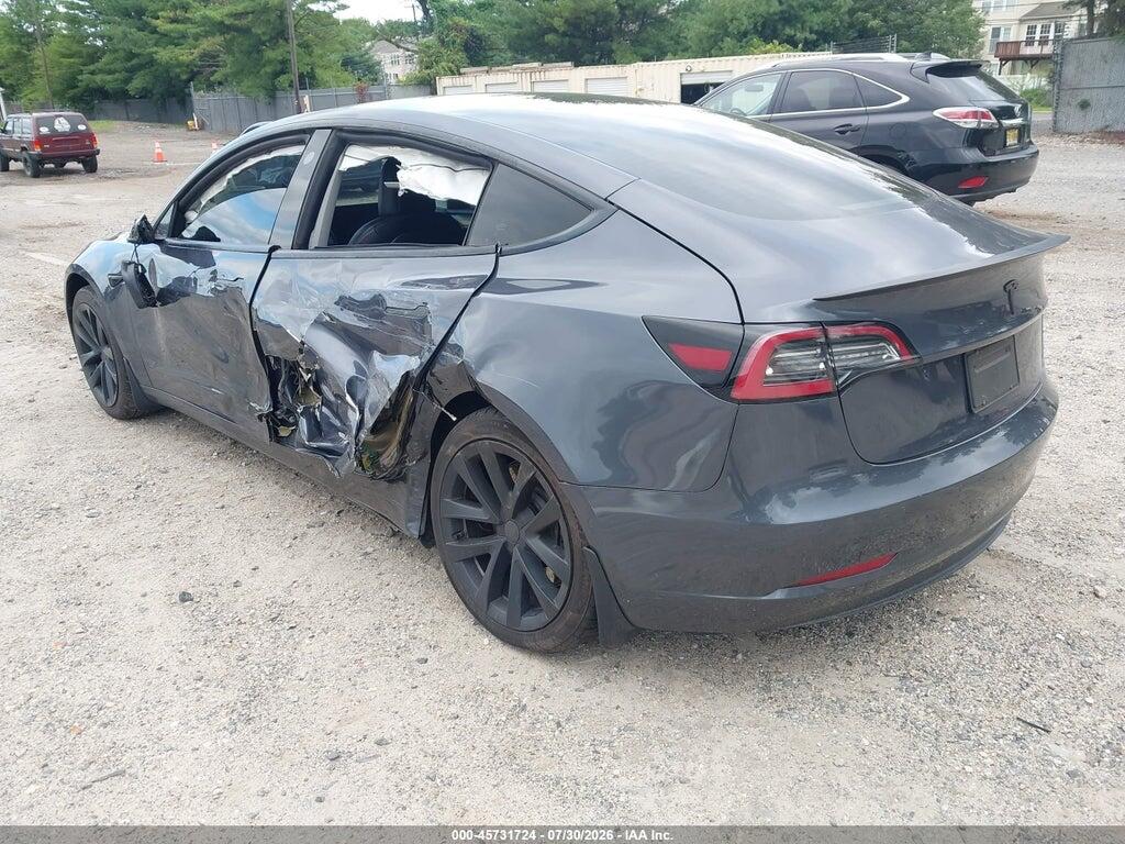 5YJ3E1EA7NF370683 2022 TESLA MODEL 3 photo no. 3