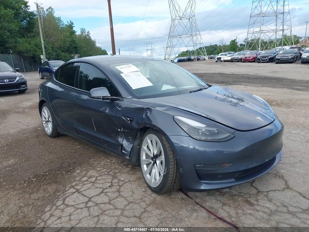 5YJ3E1EB5NF339456 2022 TESLA MODEL 3 photo no. 1