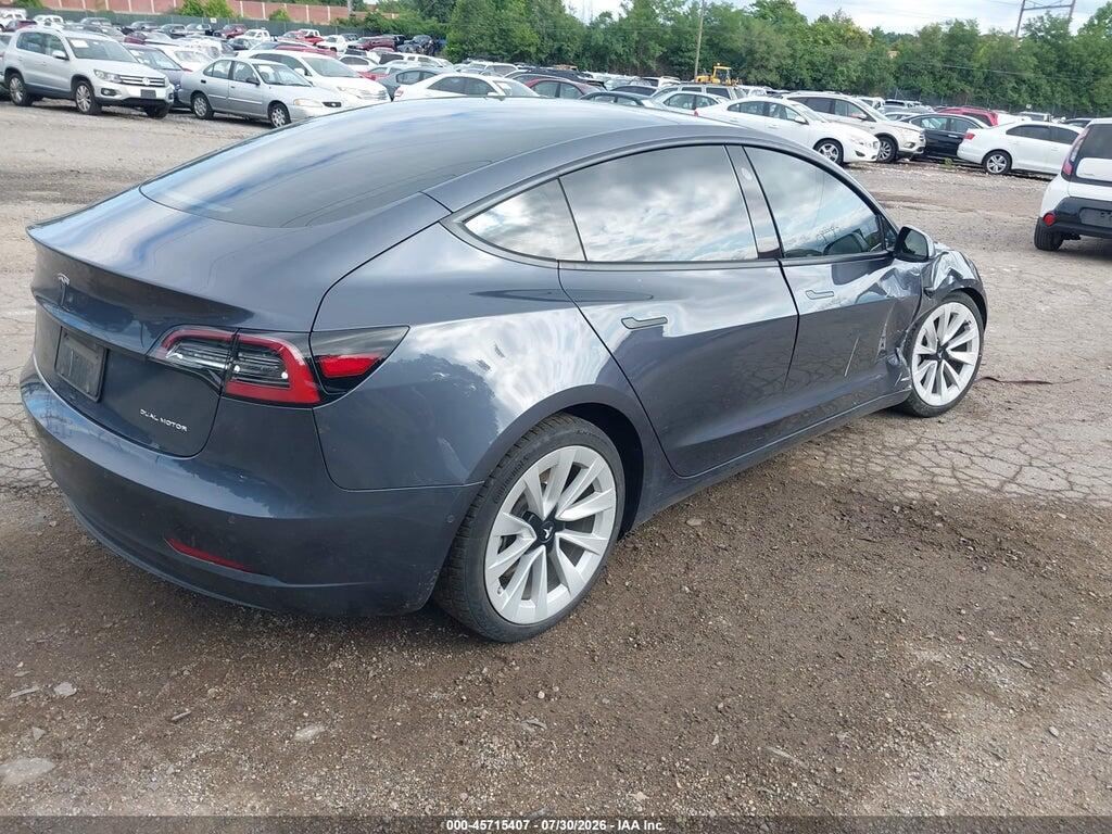 5YJ3E1EB5NF339456 2022 TESLA MODEL 3 photo no. 4