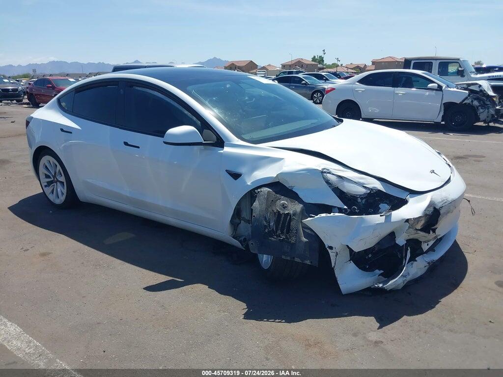 5YJ3E1EB7NF124581 2022 TESLA MODEL 3 photo no. 6