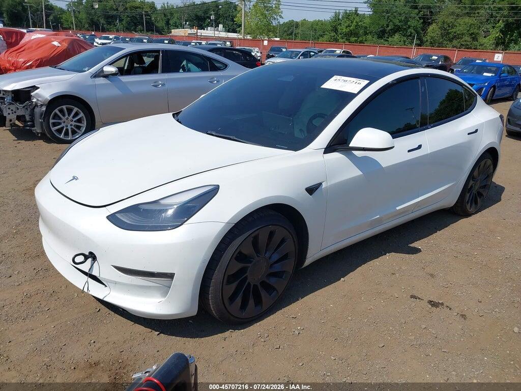 5YJ3E1EC5NF359120 2022 TESLA MODEL 3 photo no. 2