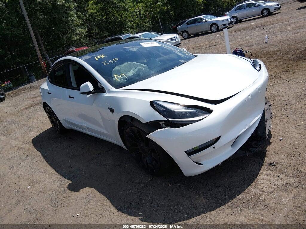5YJ3E1EC9NF339338 2022 TESLA MODEL 3 photo no. 1