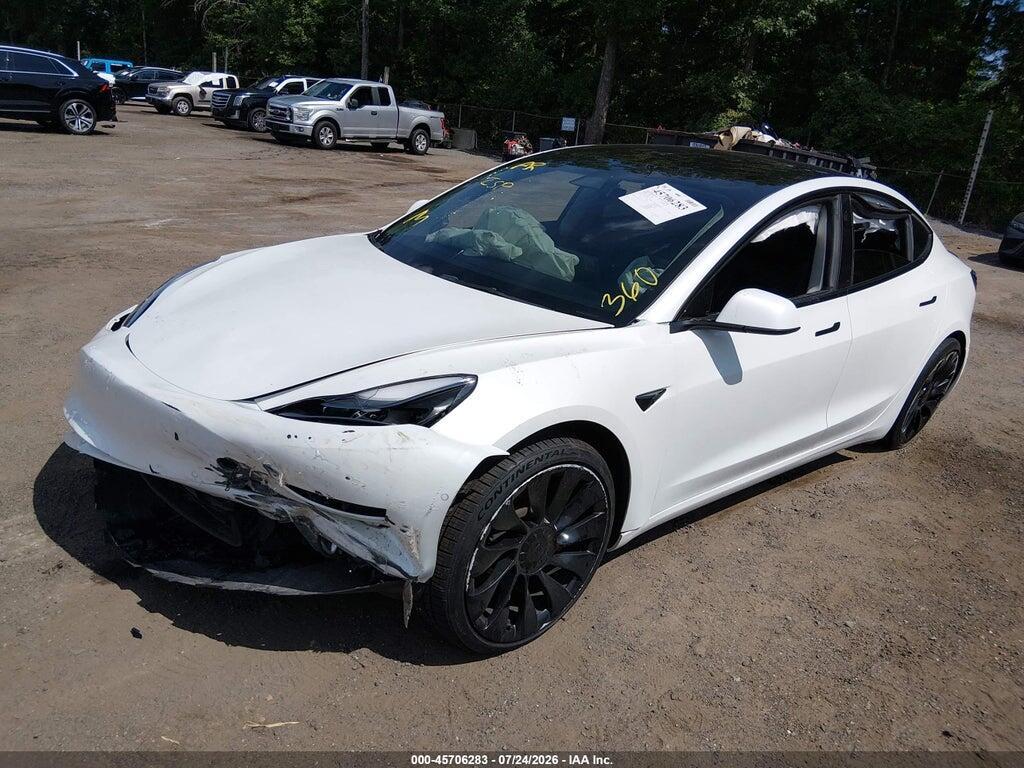 5YJ3E1EC9NF339338 2022 TESLA MODEL 3 photo no. 2