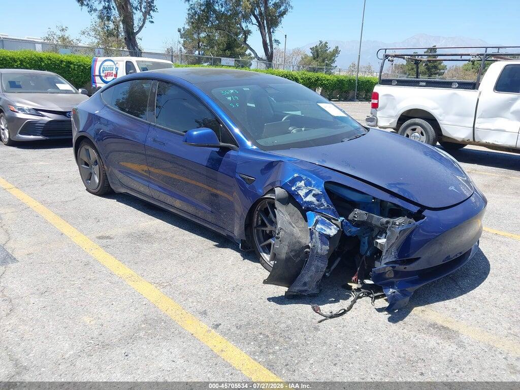 5YJ3E1EA1NF358416 2022 TESLA MODEL 3 photo no. 1
