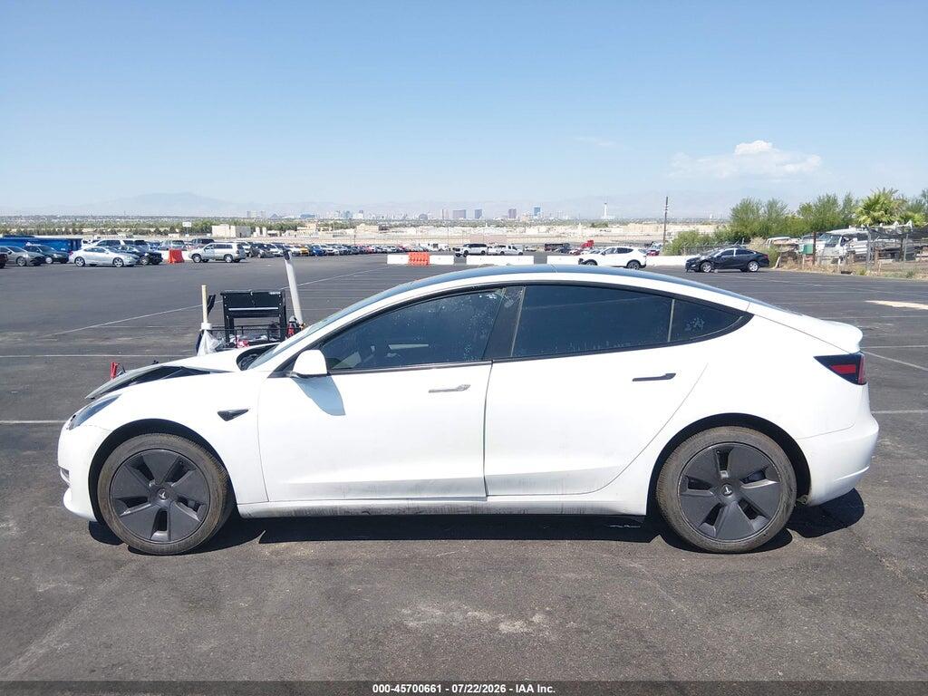 5YJ3E1EA7NF238264 2022 TESLA MODEL 3 photo no. 12