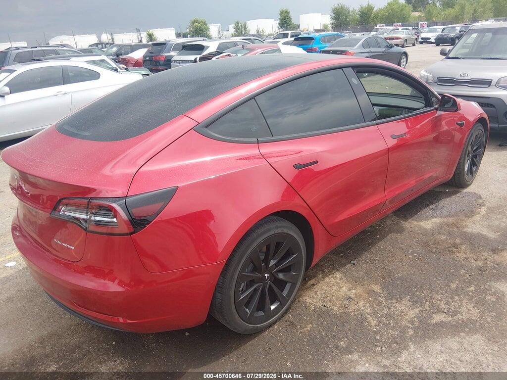 5YJ3E1EB7NF131899 2022 TESLA MODEL 3 photo no. 4