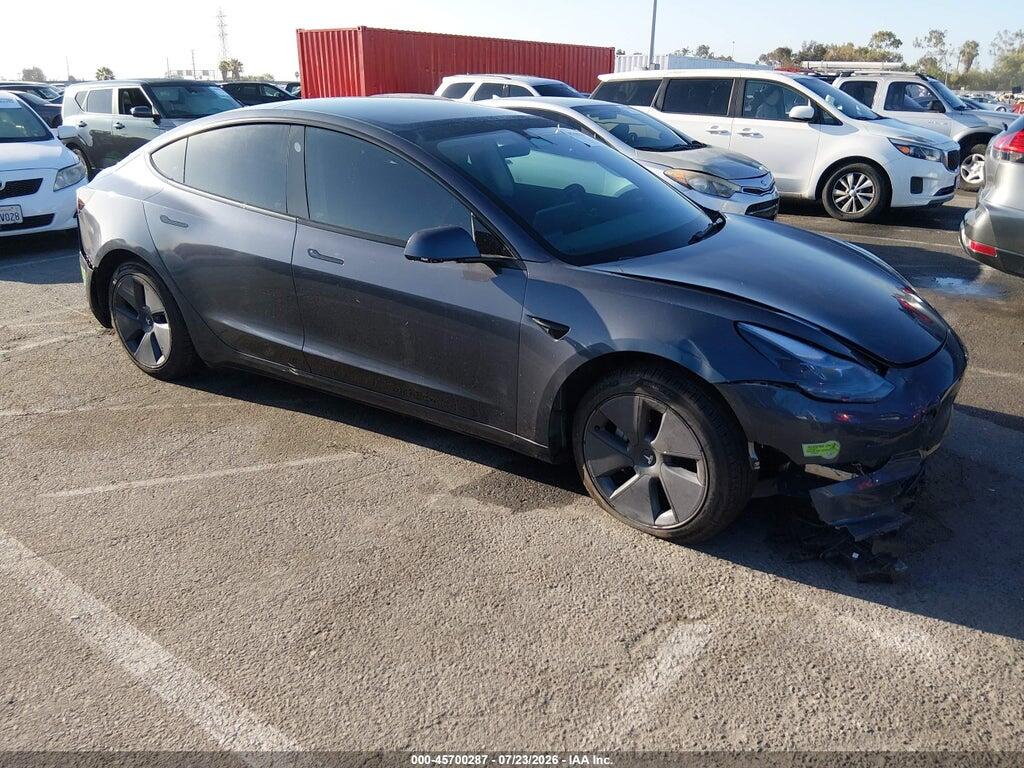 5YJ3E1EA7NF376659 2022 TESLA MODEL 3 photo no. 1