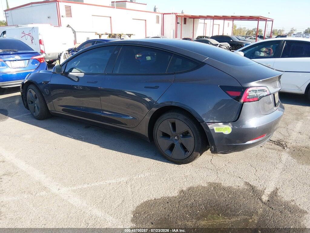5YJ3E1EA7NF376659 2022 TESLA MODEL 3 photo no. 3