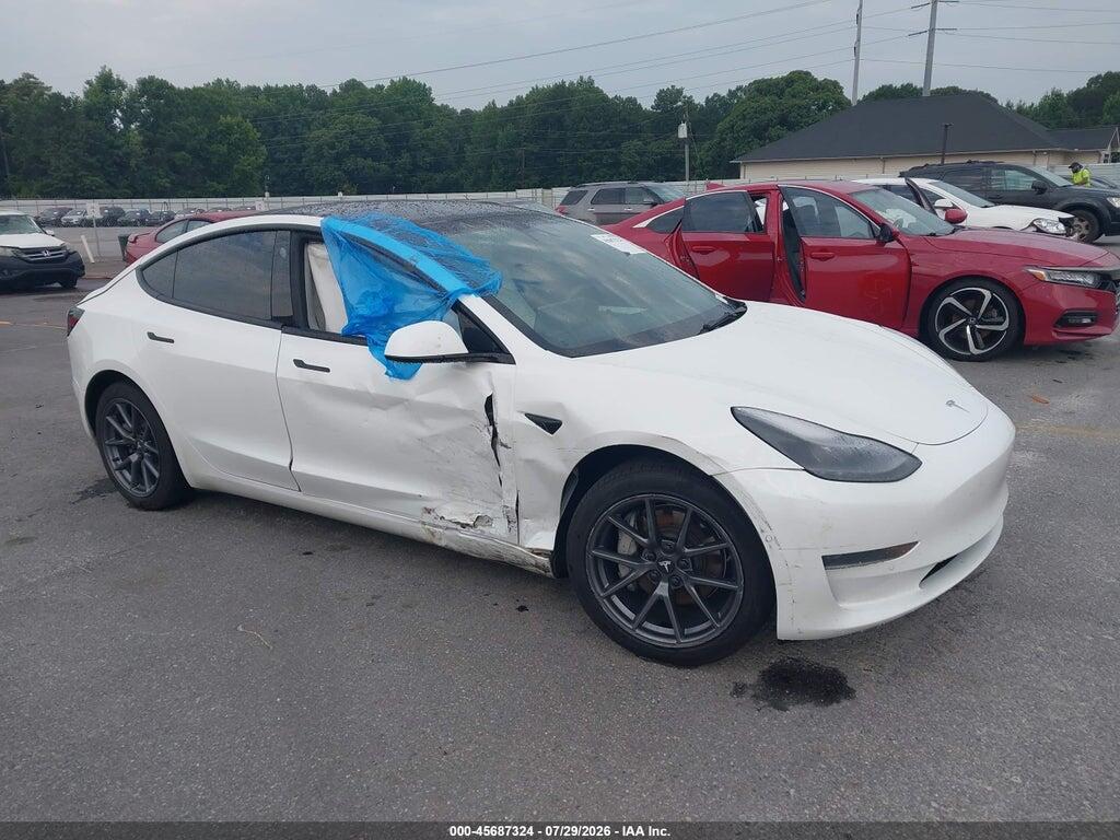 5YJ3E1EA2NF126228 2022 TESLA MODEL 3 photo no. 1
