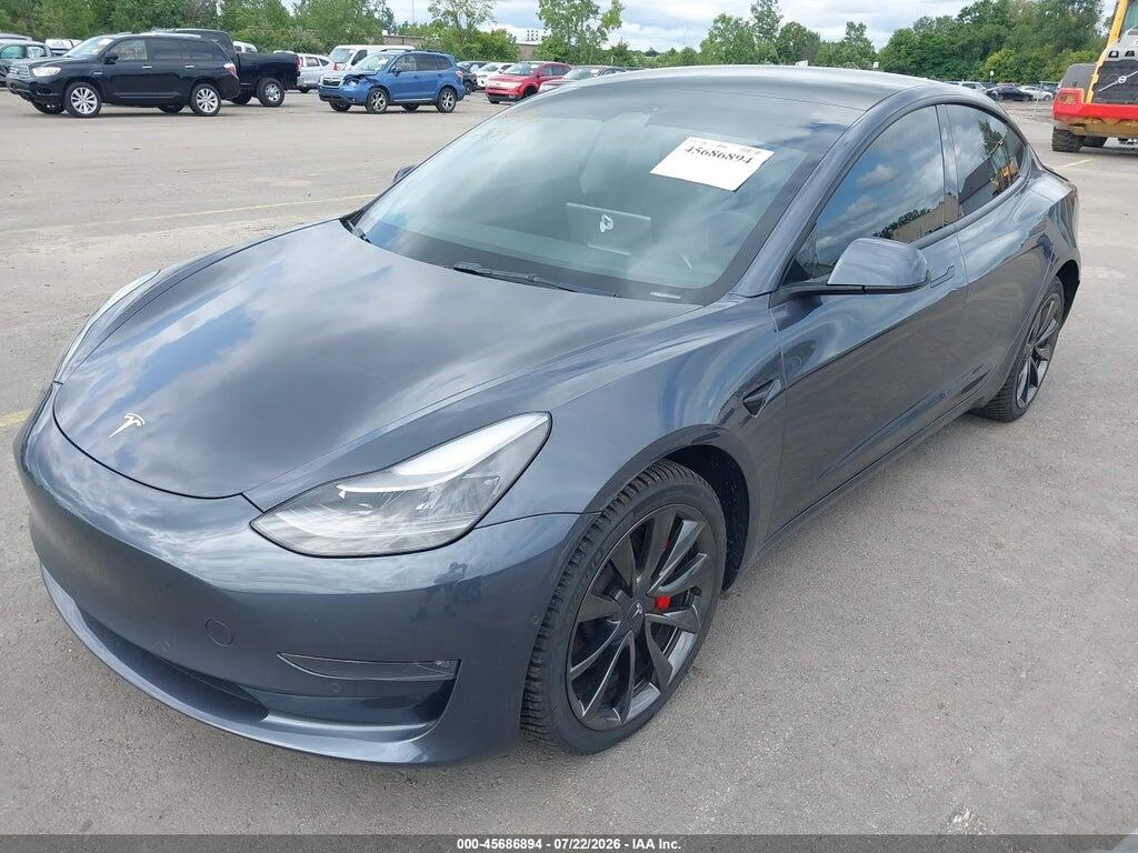 5YJ3E1EC7NF263294 2022 TESLA MODEL 3 photo no. 2