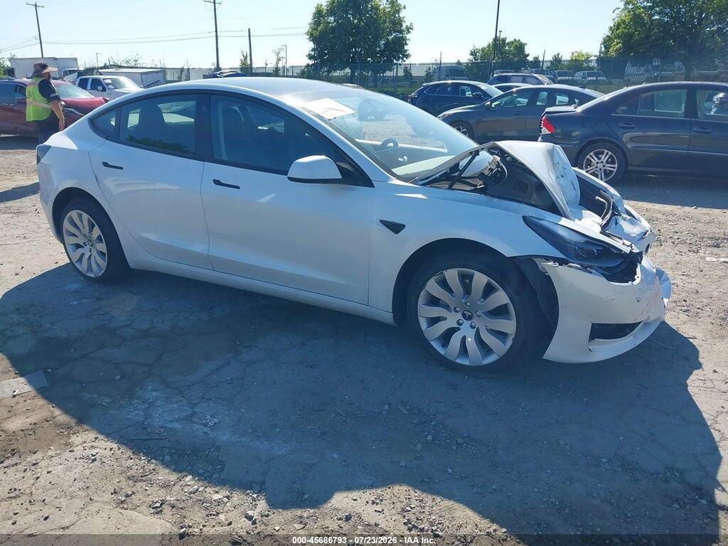 5YJ3E1EB2NF151672 2022 TESLA MODEL 3 photo no. 1