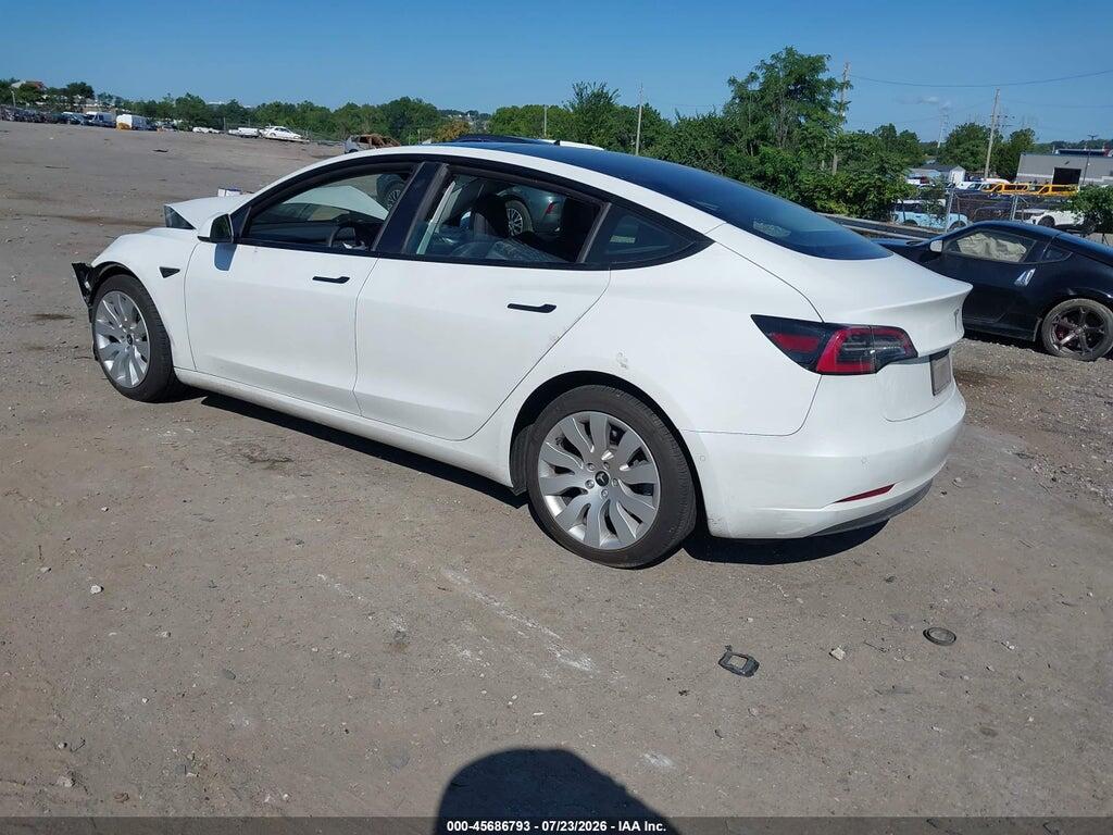 5YJ3E1EB2NF151672 2022 TESLA MODEL 3 photo no. 3