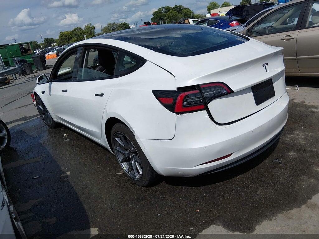 5YJ3E1EA1NF320264 2022 TESLA MODEL 3 photo no. 3