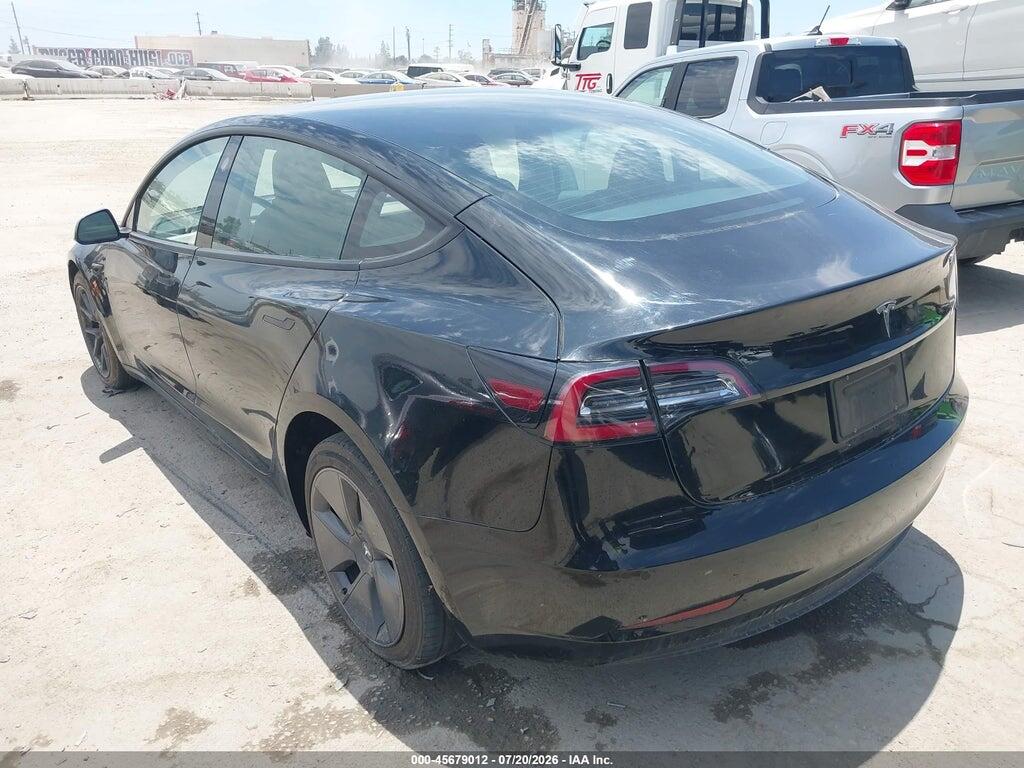 5YJ3E1EB1NF335324 2022 TESLA MODEL 3 photo no. 3
