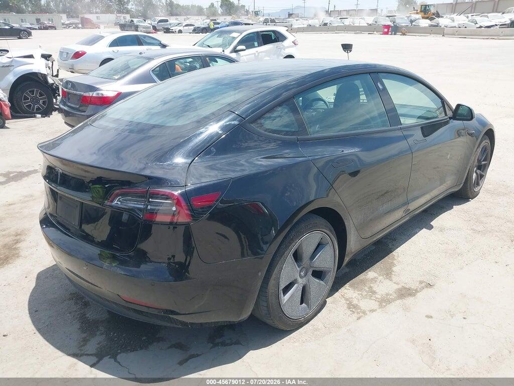 5YJ3E1EB1NF335324 2022 TESLA MODEL 3 photo no. 4