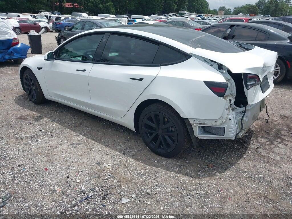5YJ3E1EB4NF271019 2022 TESLA MODEL 3 photo no. 3