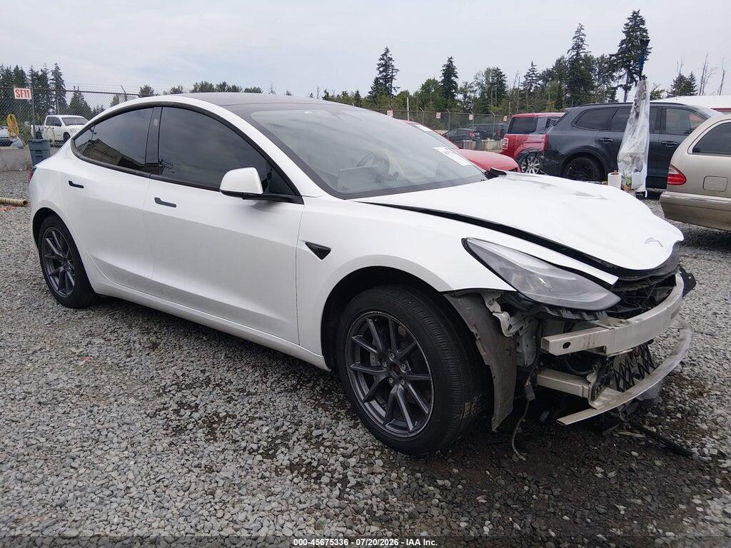5YJ3E1EB6NF177708 2022 TESLA MODEL 3 photo no. 1