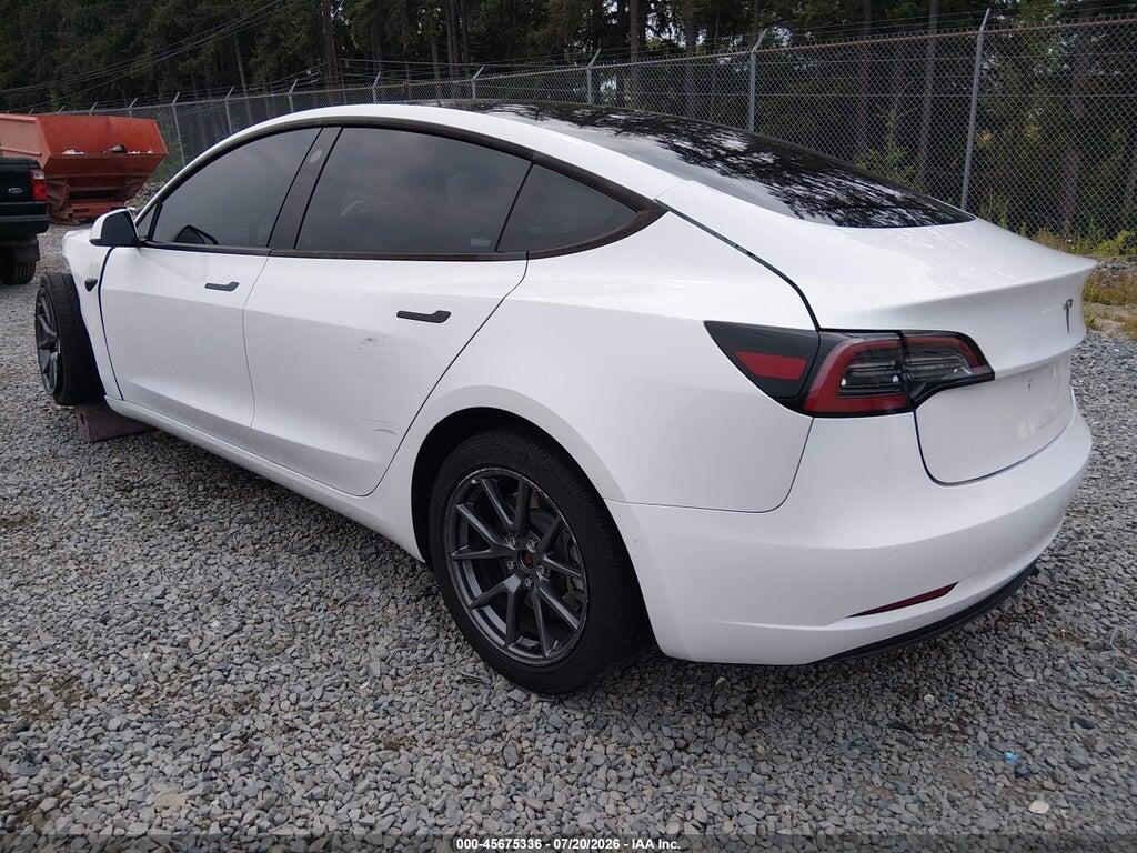 5YJ3E1EB6NF177708 2022 TESLA MODEL 3 photo no. 3
